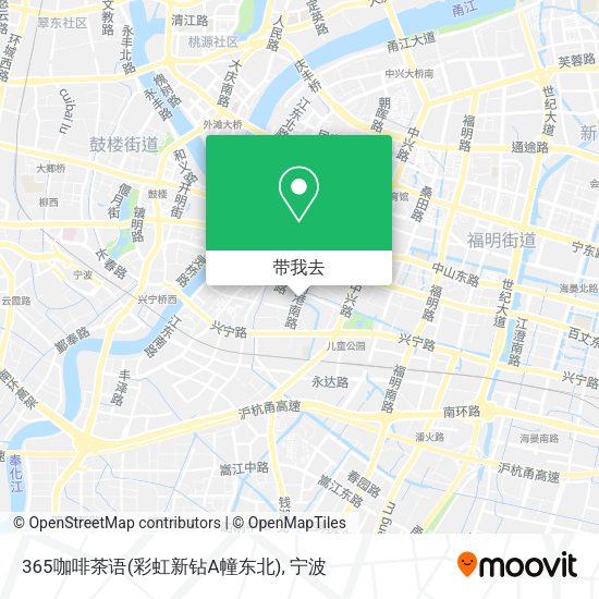 365咖啡茶语(彩虹新钻A幢东北)地图