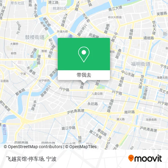 飞越宾馆-停车场地图