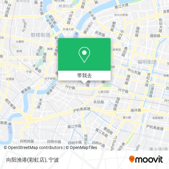 向阳渔港(彩虹店)地图