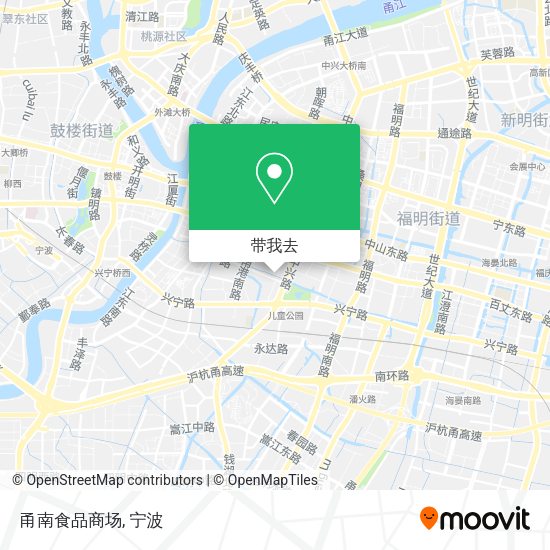 甬南食品商场地图
