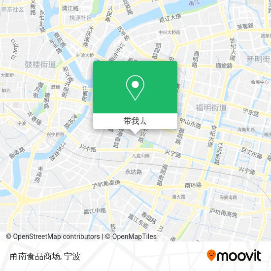 甬南食品商场地图