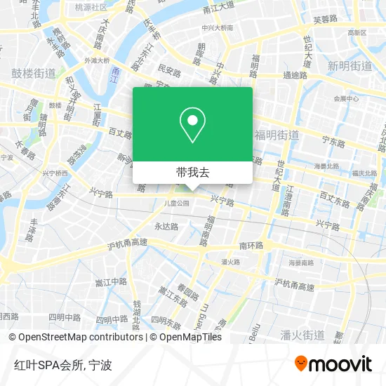 红叶SPA会所地图