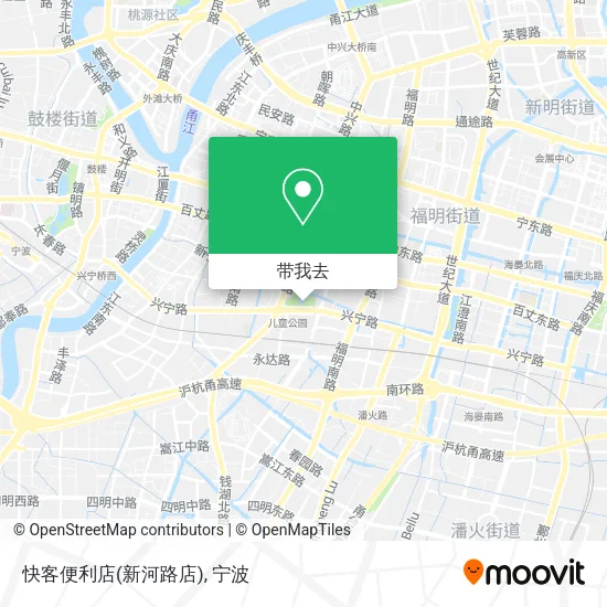 快客便利店(新河路店)地图