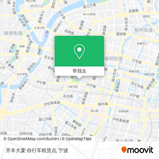 开丰大厦-自行车租赁点地图