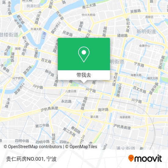 贵仁药房NO.001地图