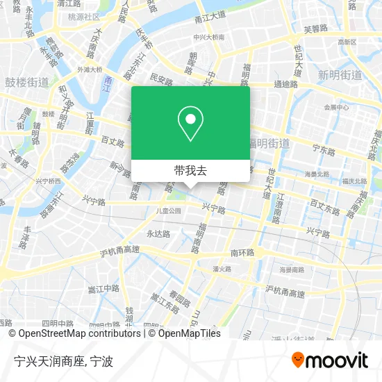 宁兴天润商座地图