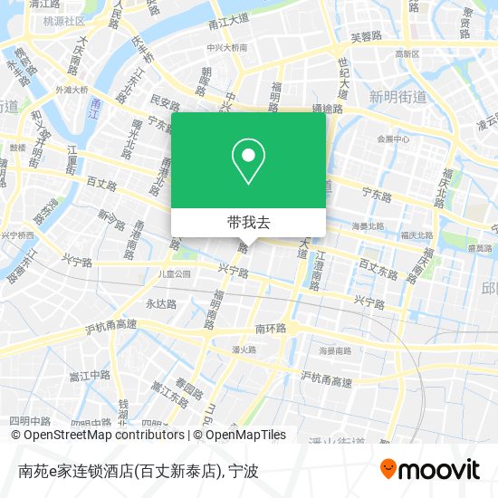 南苑e家连锁酒店(百丈新泰店)地图