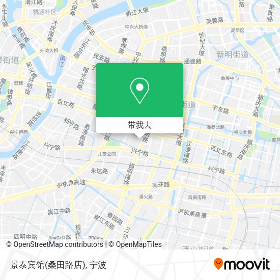 景泰宾馆(桑田路店)地图