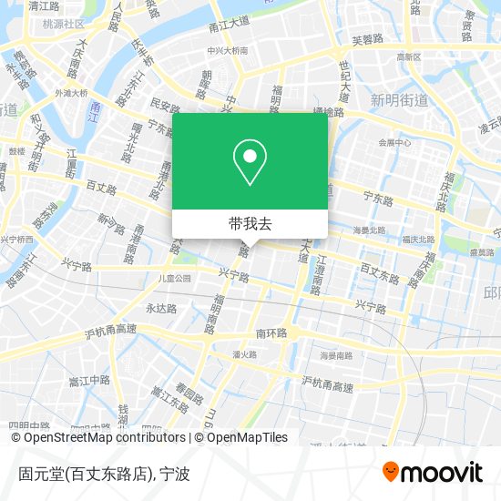 固元堂(百丈东路店)地图