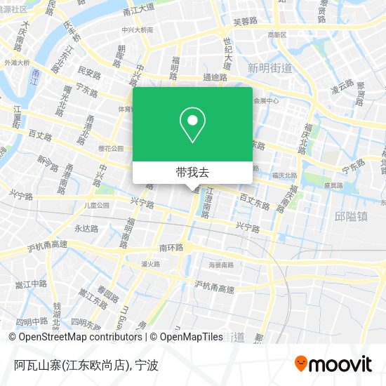 阿瓦山寨(江东欧尚店)地图