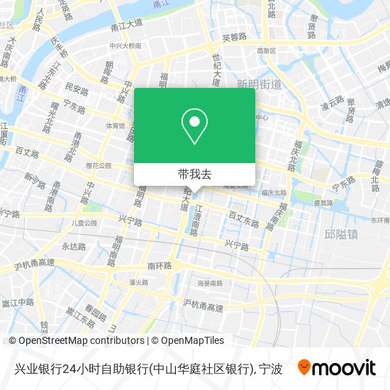 兴业银行24小时自助银行(中山华庭社区银行)地图