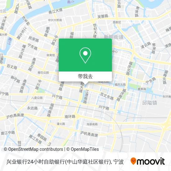 兴业银行24小时自助银行(中山华庭社区银行)地图