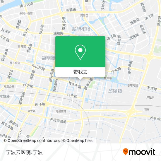 宁波云医院地图