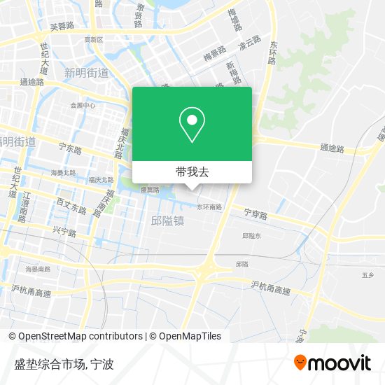 盛垫综合市场地图