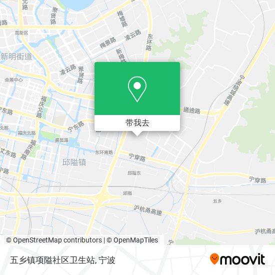 五乡镇项隘社区卫生站地图