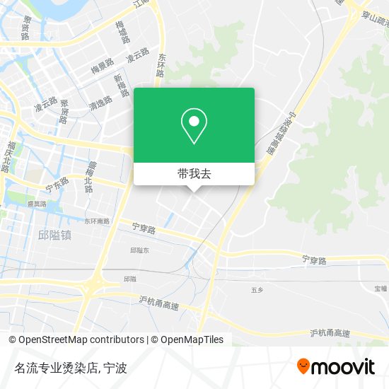 名流专业烫染店地图
