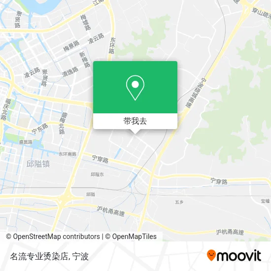 名流专业烫染店地图
