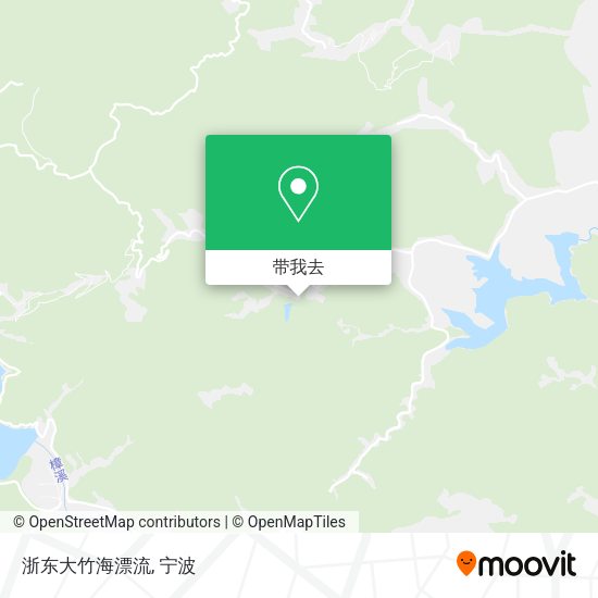浙东大竹海漂流地图