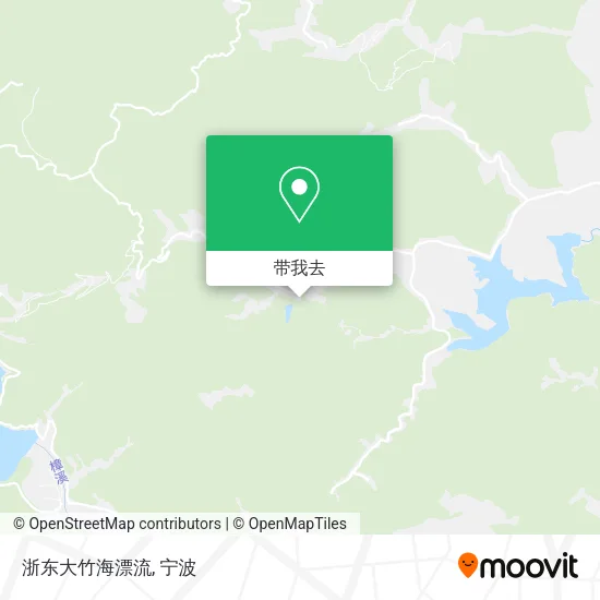 浙东大竹海漂流地图