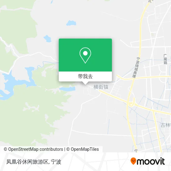 凤凰谷休闲旅游区地图