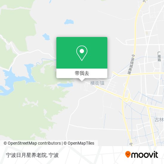 宁波日月星养老院地图