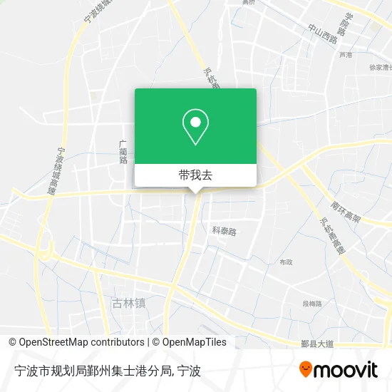 宁波市规划局鄞州集士港分局地图