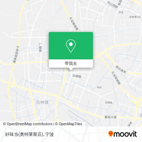 好味当(奥特莱斯店)地图