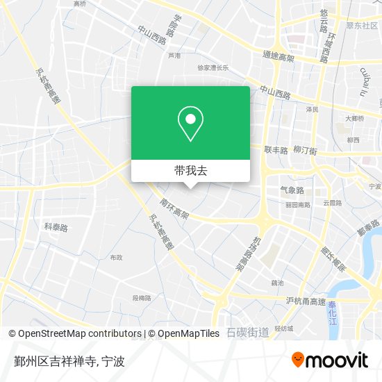 鄞州区吉祥禅寺地图