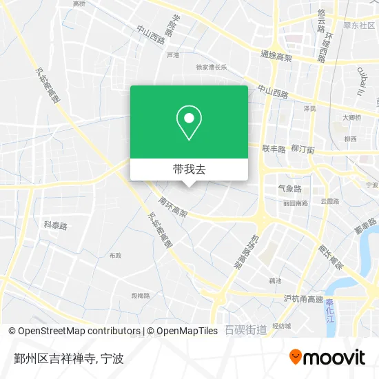 鄞州区吉祥禅寺地图