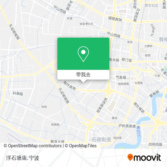 浮石塘庙地图