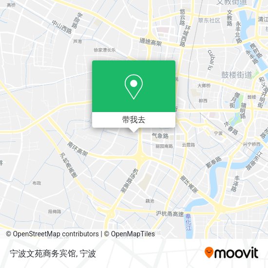 宁波文苑商务宾馆地图