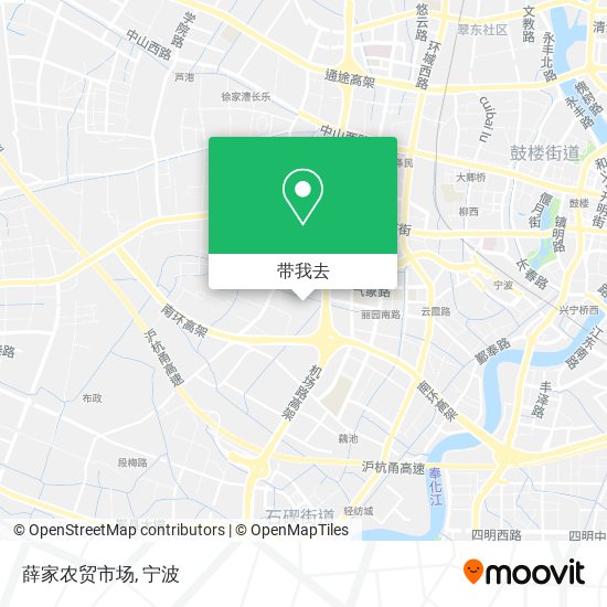 薛家农贸市场地图
