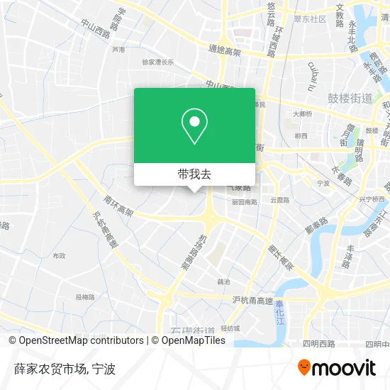 薛家农贸市场地图