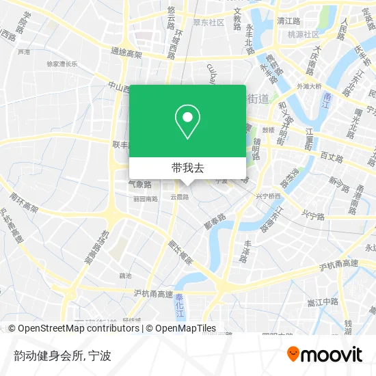 韵动健身会所地图