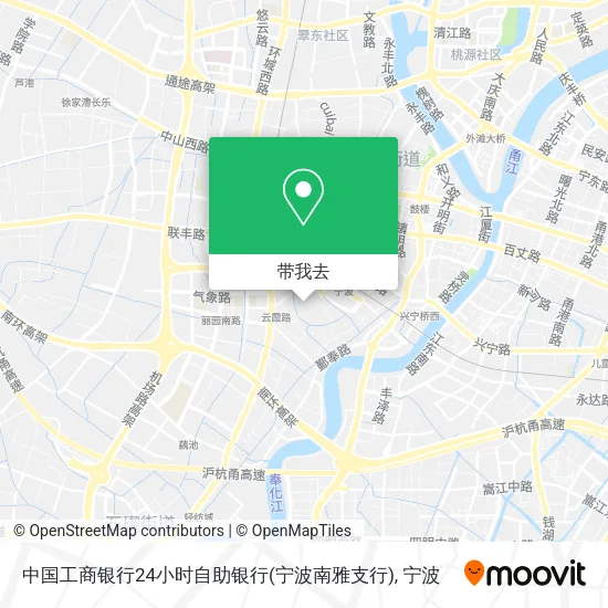 中国工商银行24小时自助银行(宁波南雅支行)地图