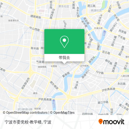 宁波市委党校-教学楼地图