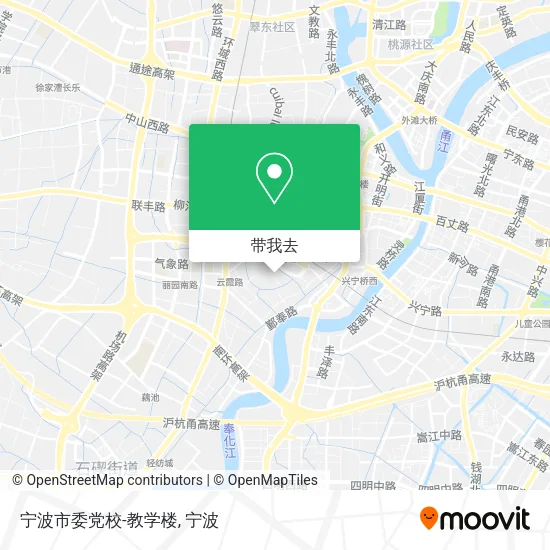 宁波市委党校-教学楼地图