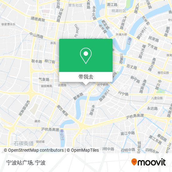 宁波站广场地图
