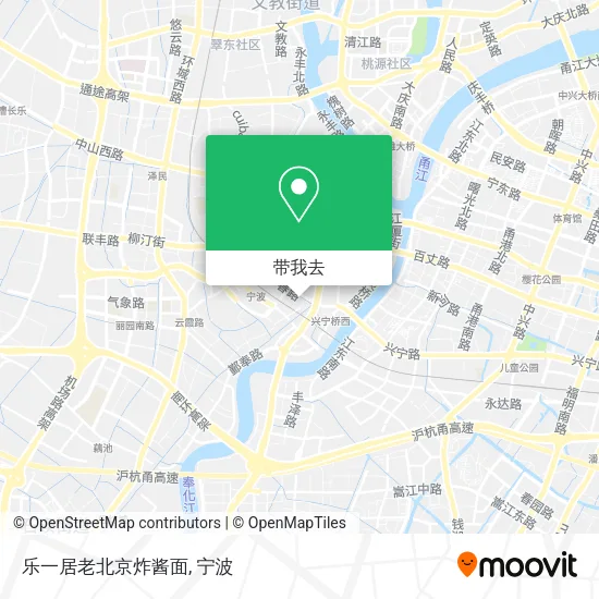 乐一居老北京炸酱面地图