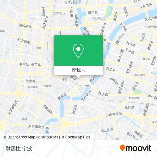 雕塑柱地图