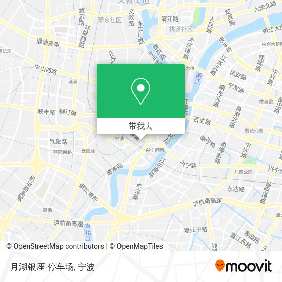 月湖银座-停车场地图