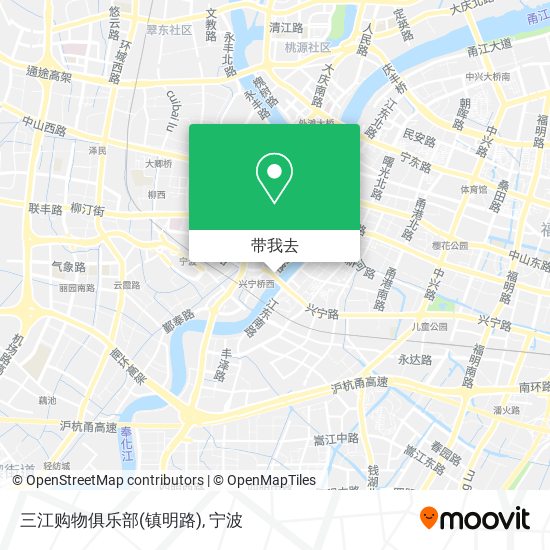 三江购物俱乐部(镇明路)地图