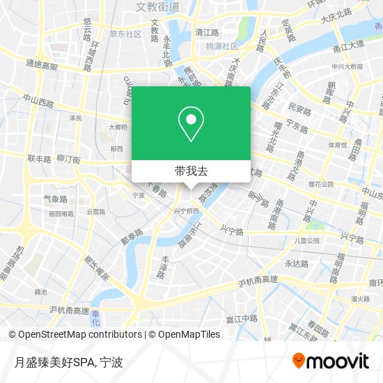 月盛臻美好SPA地图