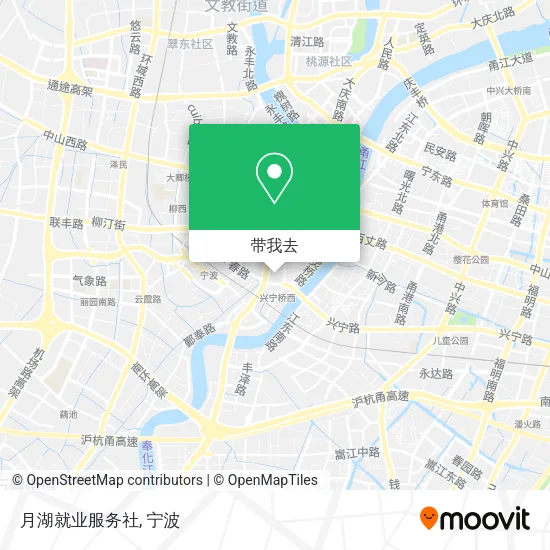 月湖就业服务社地图