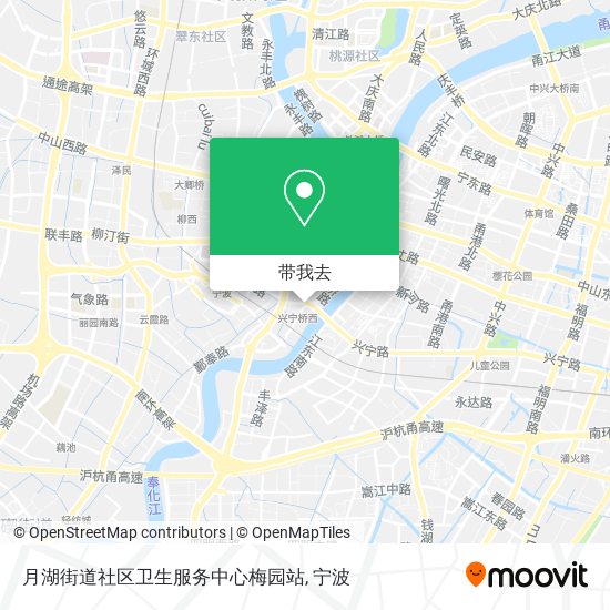 月湖街道社区卫生服务中心梅园站地图