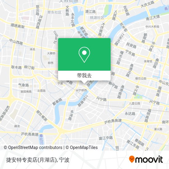 捷安特专卖店(月湖店)地图