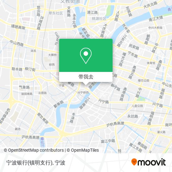 宁波银行(镇明支行)地图
