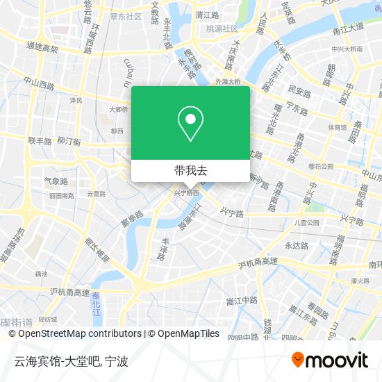 云海宾馆-大堂吧地图