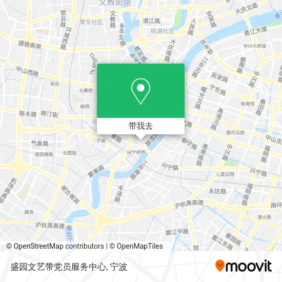 盛园文艺带党员服务中心地图