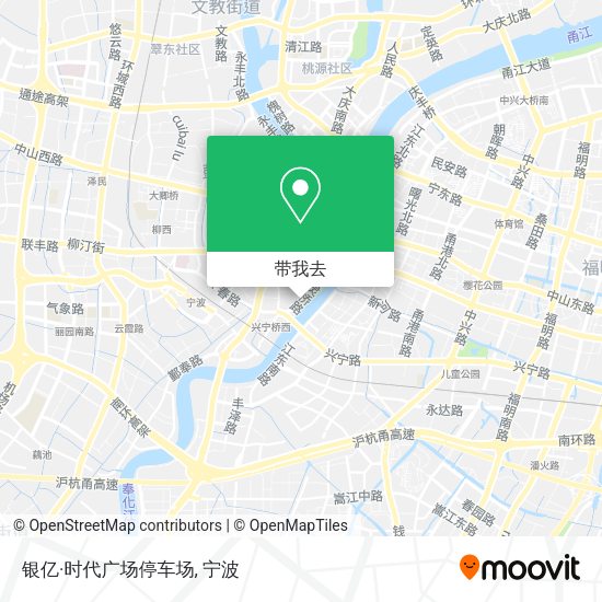 银亿·时代广场停车场地图